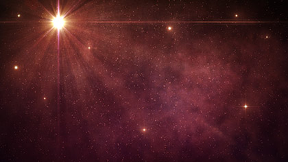Bethlehem Star Pink Sky