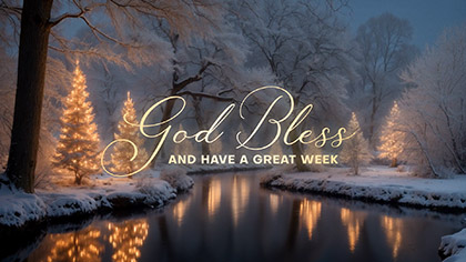 Christmas Glow God Bless