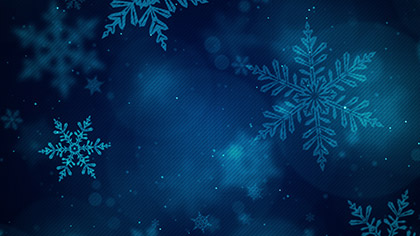 Christmas Glow Snowflakes Blue Fast