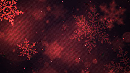 Christmas Glow Snowflakes Red Fast