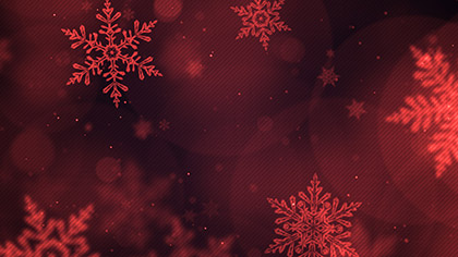 Christmas Glow Snowflakes Red