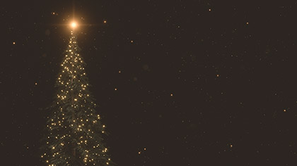 Christmas Gold Christmas Tree