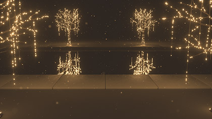 Christmas Gold Pool Closeup