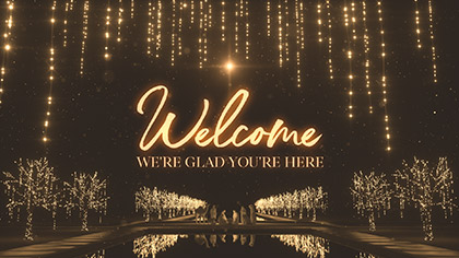 Christmas Gold Welcome