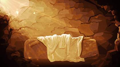 Easter Artwork Tomb Cloth