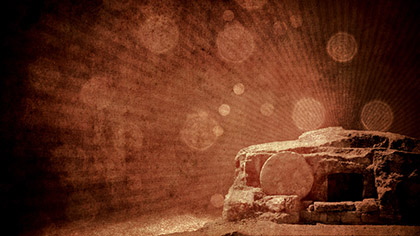 resurrection tomb background