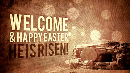 Empty Tomb Grunge Welcome