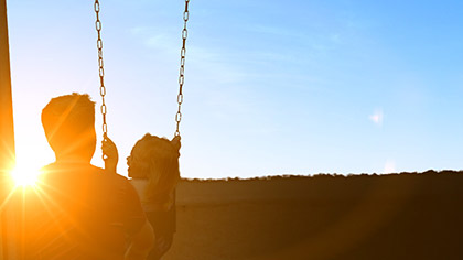 Father Daughter Swing