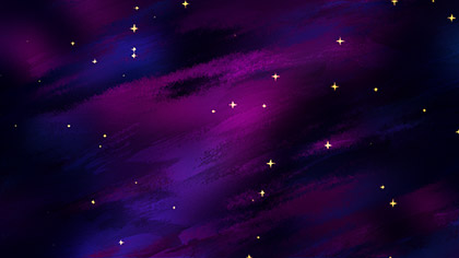 Paint Canvas Dark Purple Stars