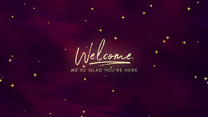 Paint Canvas Welcome Stars