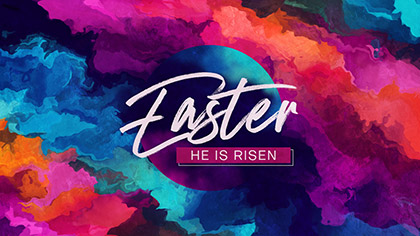 Paint Flow Easter Risen