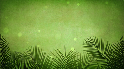 Palm Branches Green