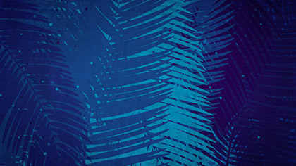 Palm Sunday Watercolors Blue
