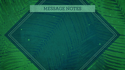 Palm Sunday Watercolors Message Notes