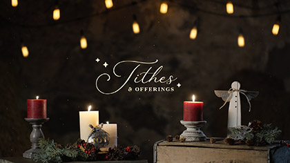 Rustic Christmas Tithes