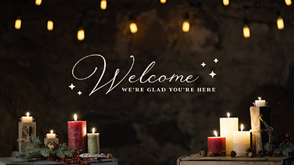 Rustic Christmas Welcome