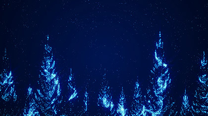 Sparkle Trees Blue