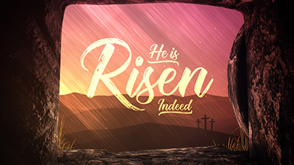 Vivid Fibers He Is Risen