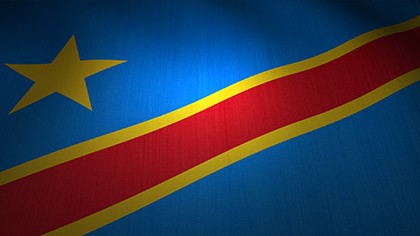 Democratic Republic of the Congo Flag Waving