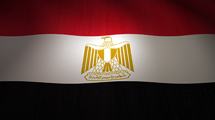 Egypt Flag Waving