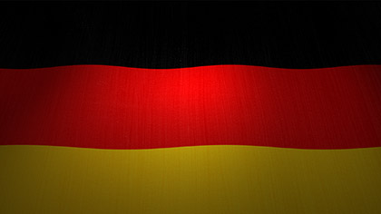 Germany Flag Waving