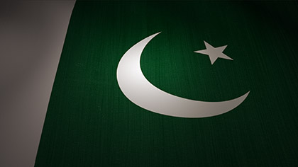 Pakistan Flag Waving