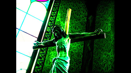 Green Crucifix