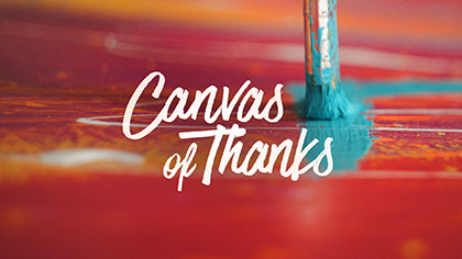Canvas Of Thanks