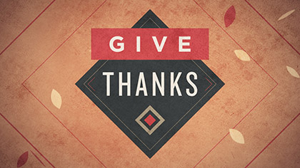 Give Thanks Worship Intro