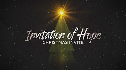 Invitation Of Hope Christmas