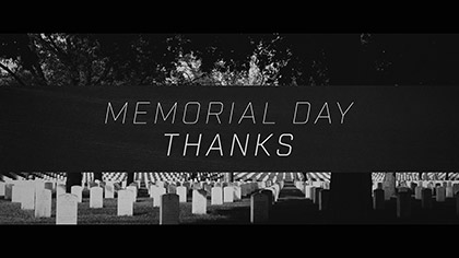 Memorial Day Thanks