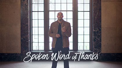 Spoken Word Of Thanks