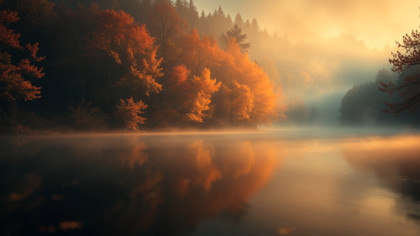 Autumnal Golden Haze