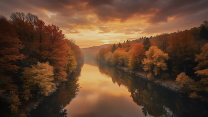 Autumnal High Aerial