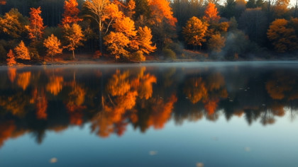 Autumnal Vivid Trees