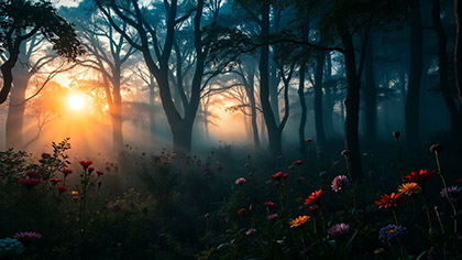 Eden Colorful Forest
