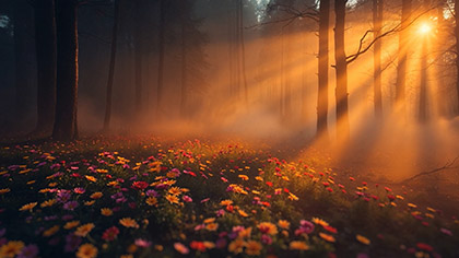 Eden Dusk Forest Stationary