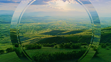 Epic Spring Aerial Rolling Hills