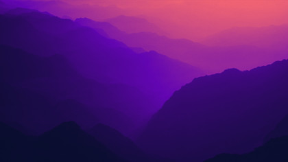 Mountain Haze Blue Orange