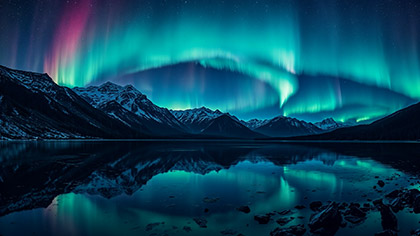 Mountain Lake Mint Aurora