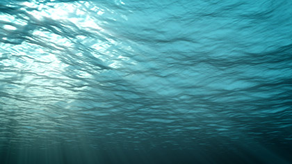 Ocean Waves Underwater Blue