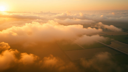 Pastoral Farmland Aerial