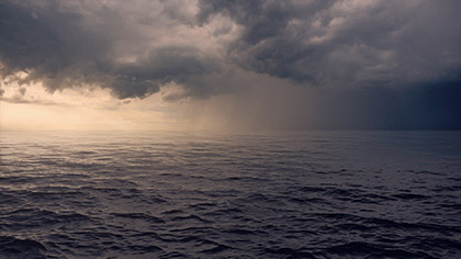 Seascape Stormy Sky