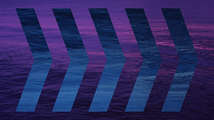 Surf Remix Purple Blue Arrows