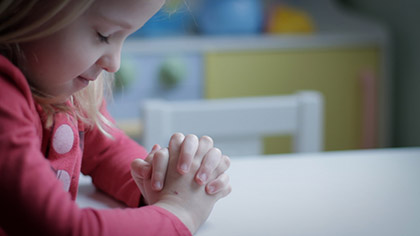 Little Girl Praying