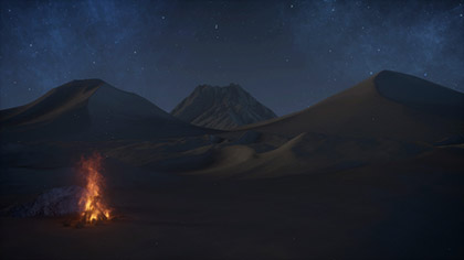 Desert Prayer Fire