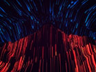 Fiber Optic Red Peak Stars