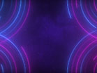 Neon Lines Circular Purple