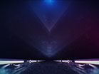 Polygon Blue Pink Lights