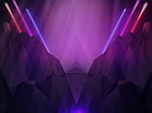 Polygon Laser Mountains